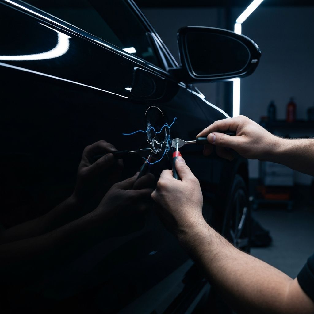 Удаление вмятин (PDR)